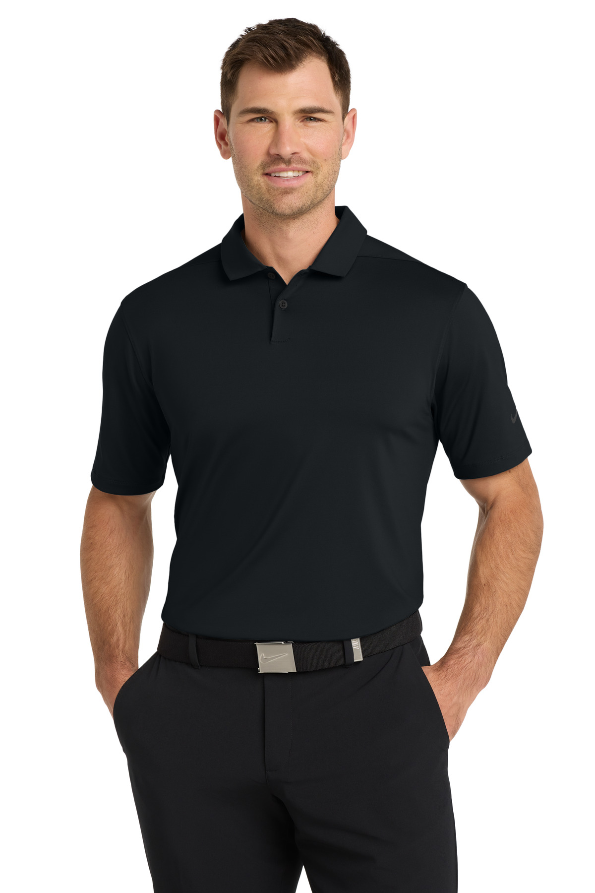nike men's dri fit vapor solid golf polo