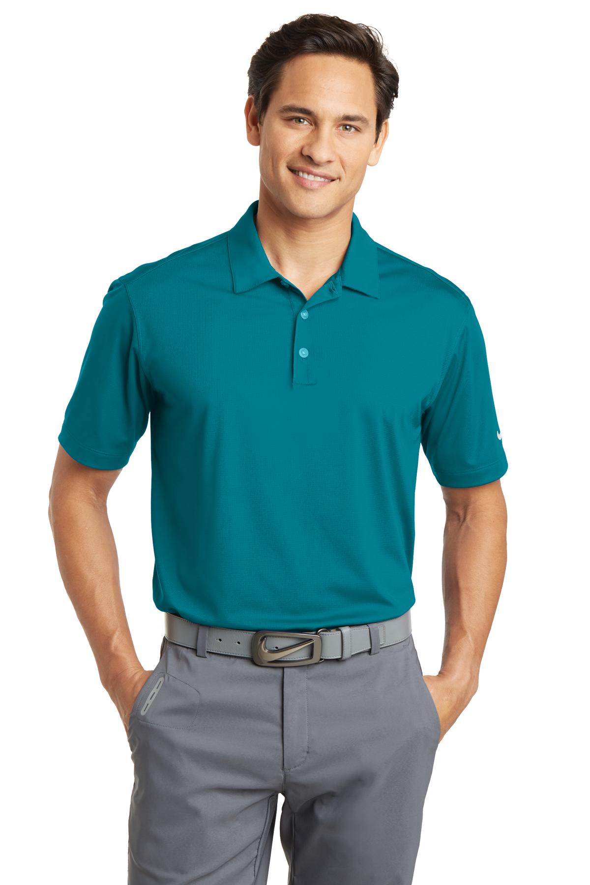 Nike Golf Dri-FIT Vertical Mesh Polo | ProGolfShirts.com