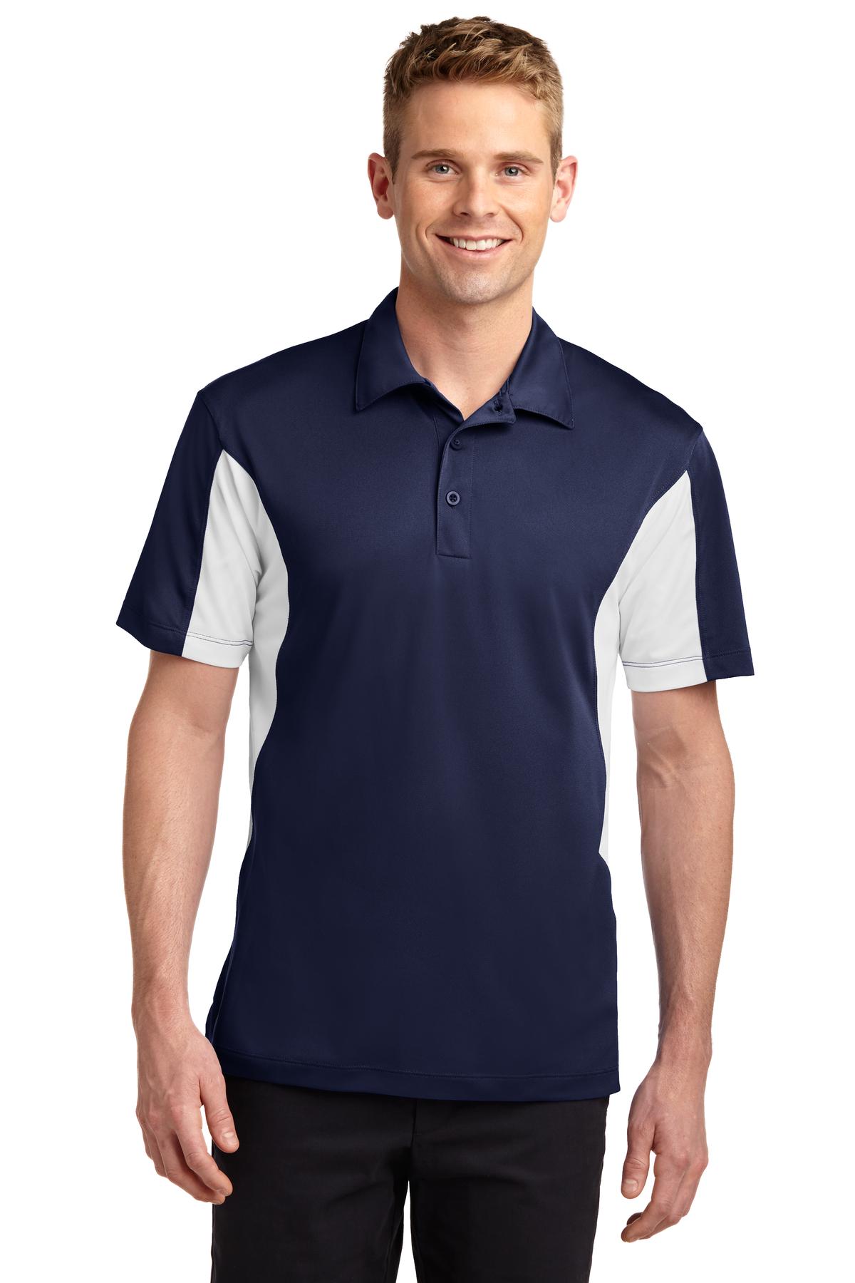 Side Blocked Performance Micropique Polo Shirt