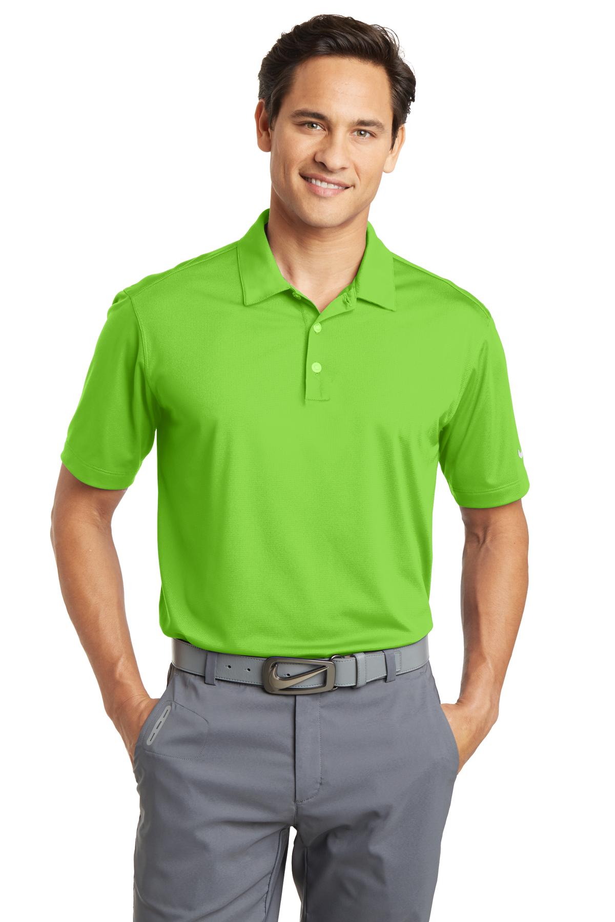 Nike Golf Dri-FIT Vertical Mesh Polo | ProGolfShirts.com Nike Golf Dri-FIT Vertical Mesh Polo | ProGolfShirts.com