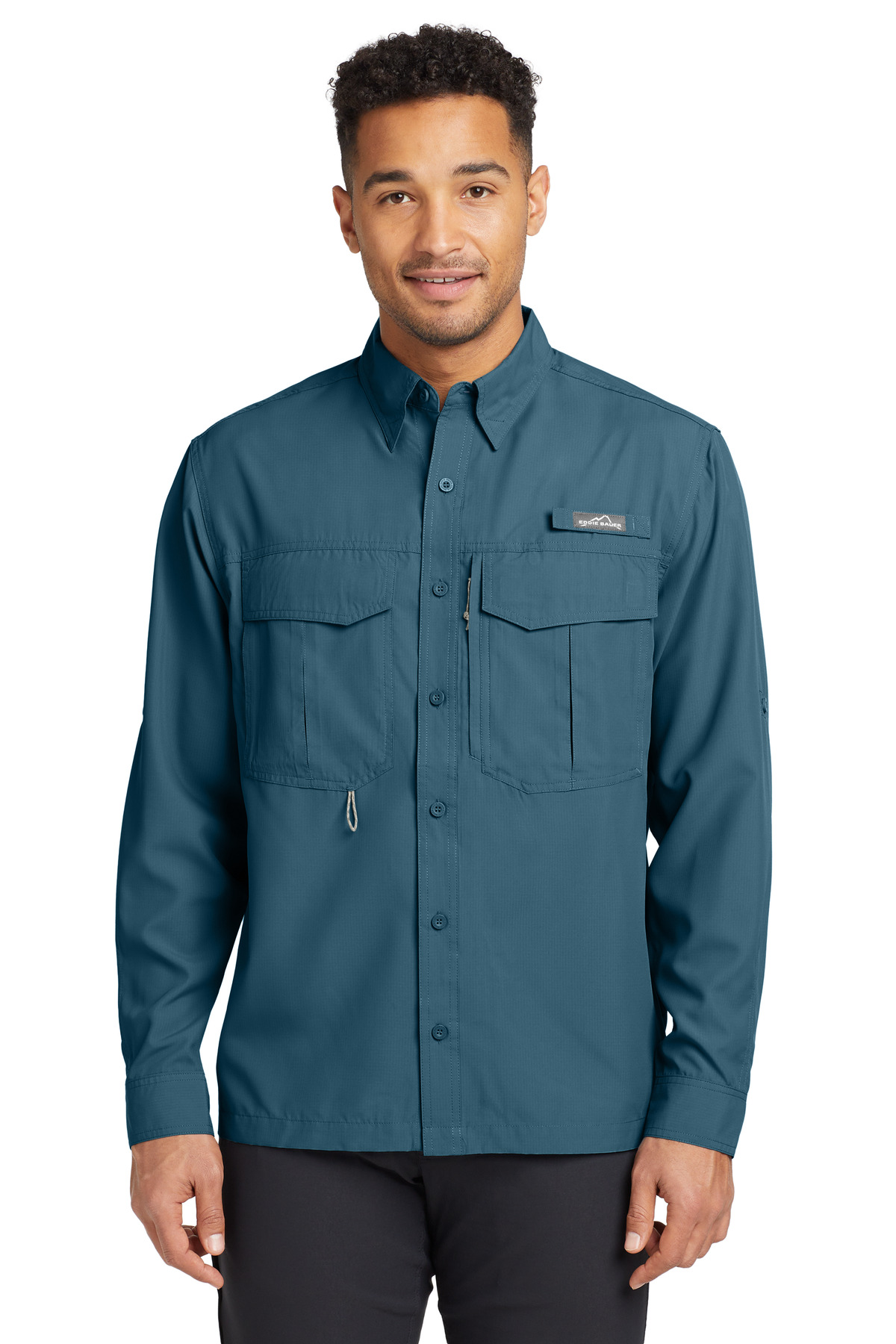 Eddie Bauer Long Sleeve Performance Fishing Shirt | ProGolfShirts.com