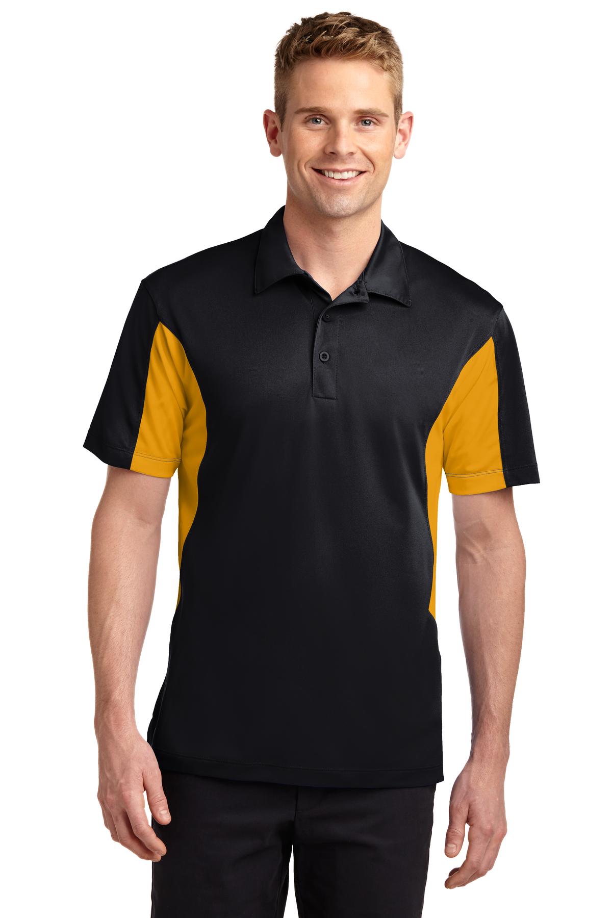 Side Blocked Performance Micropique Polo Shirt