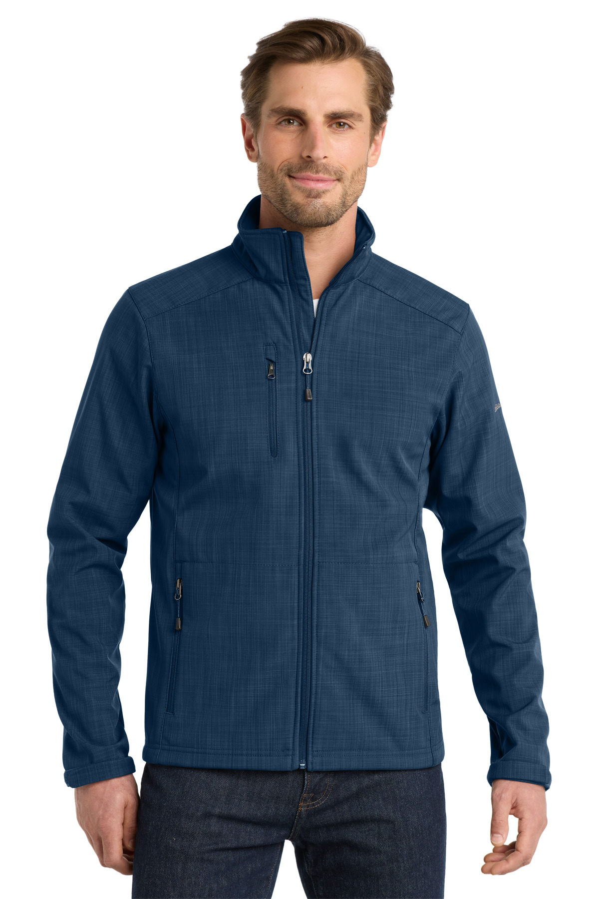 Eddie Bauer Shaded Crosshatch Soft Shell Jacket | ProGolfShirts.com