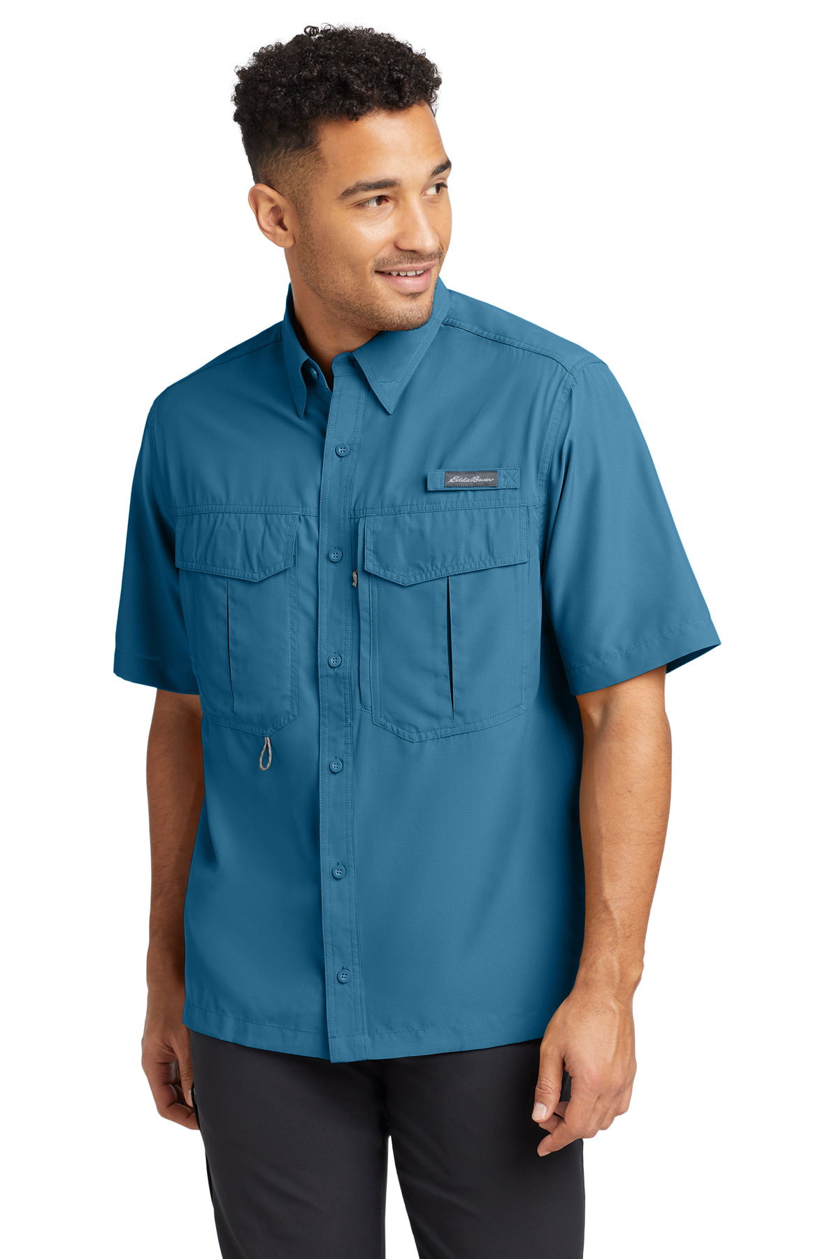 Eddie Bauer Short Sleeve Performance Fishing Shirt | ProGolfShirts.com