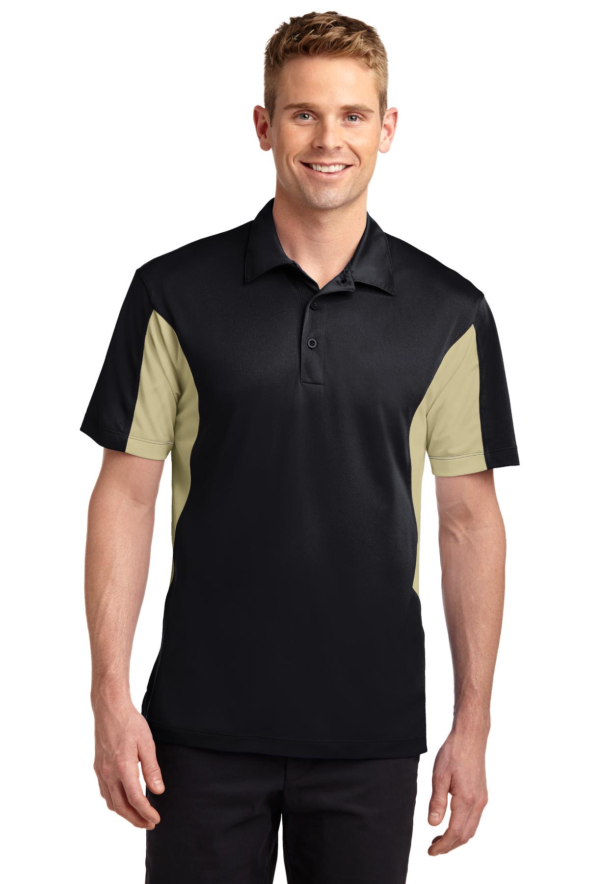 Side Blocked Performance Micropique Polo Shirt