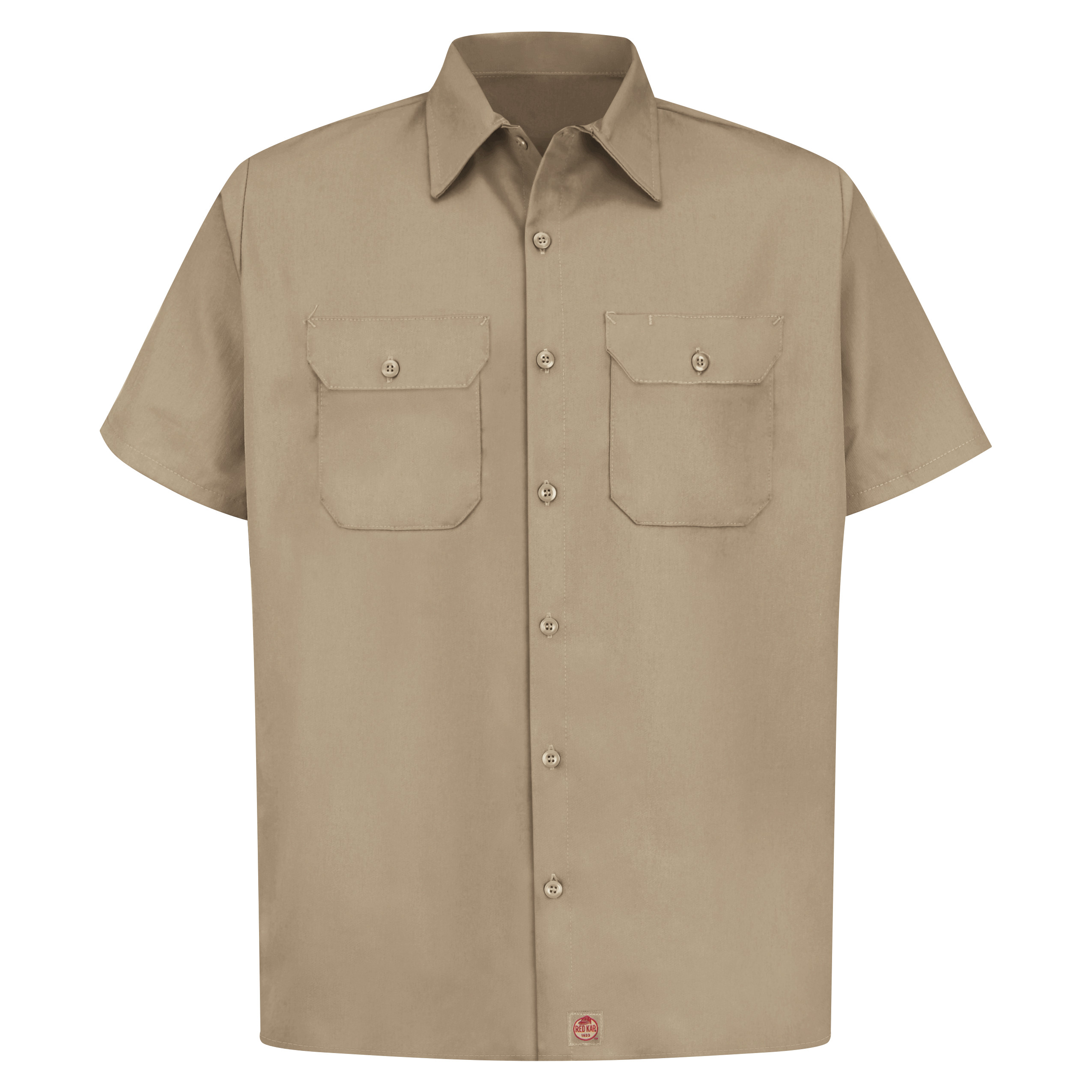 Short Sleeve Utility Work Shirt With Pockets