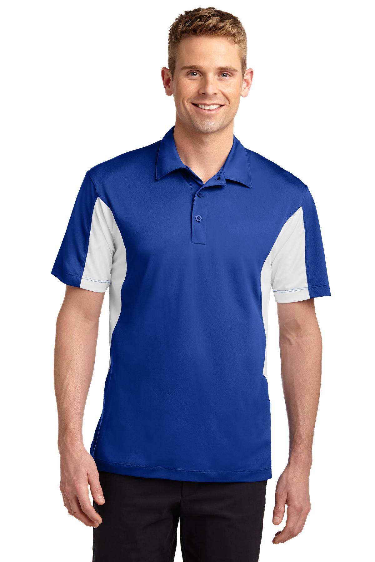 Sport-tek Tall Side Blocked Micropique Sport-wick Polo