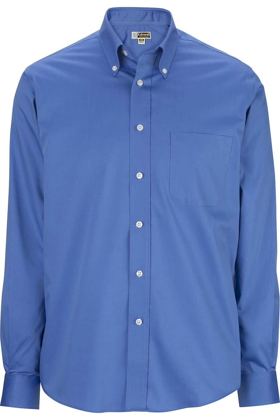Edwards Garment Men's Big & Tall Short Sleeve Oxford Shirt - Wrinkle Resistant Performance Dress Shirt