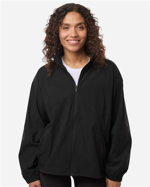 Under Armour Women's Unstoppable Woven Full-Zip Jacket - Ultimate Black