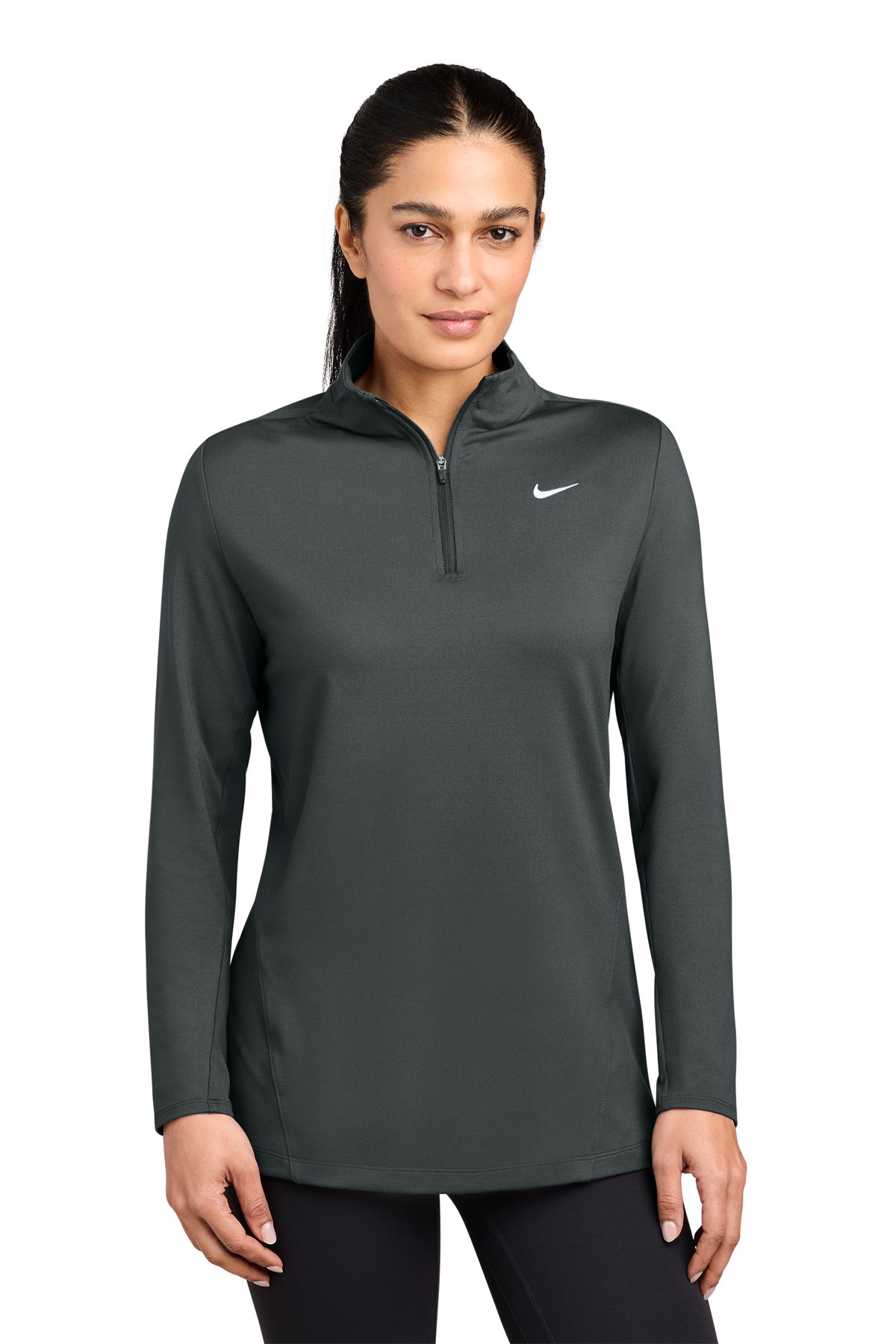 Nike Womens Dri-FIT Stride 1/2-Zip | ProGolfShirts.com