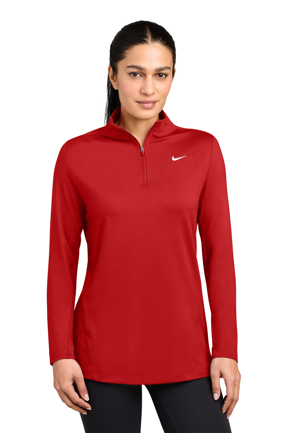Nike Womens Dri-FIT Stride 1/2-Zip | ProGolfShirts.com