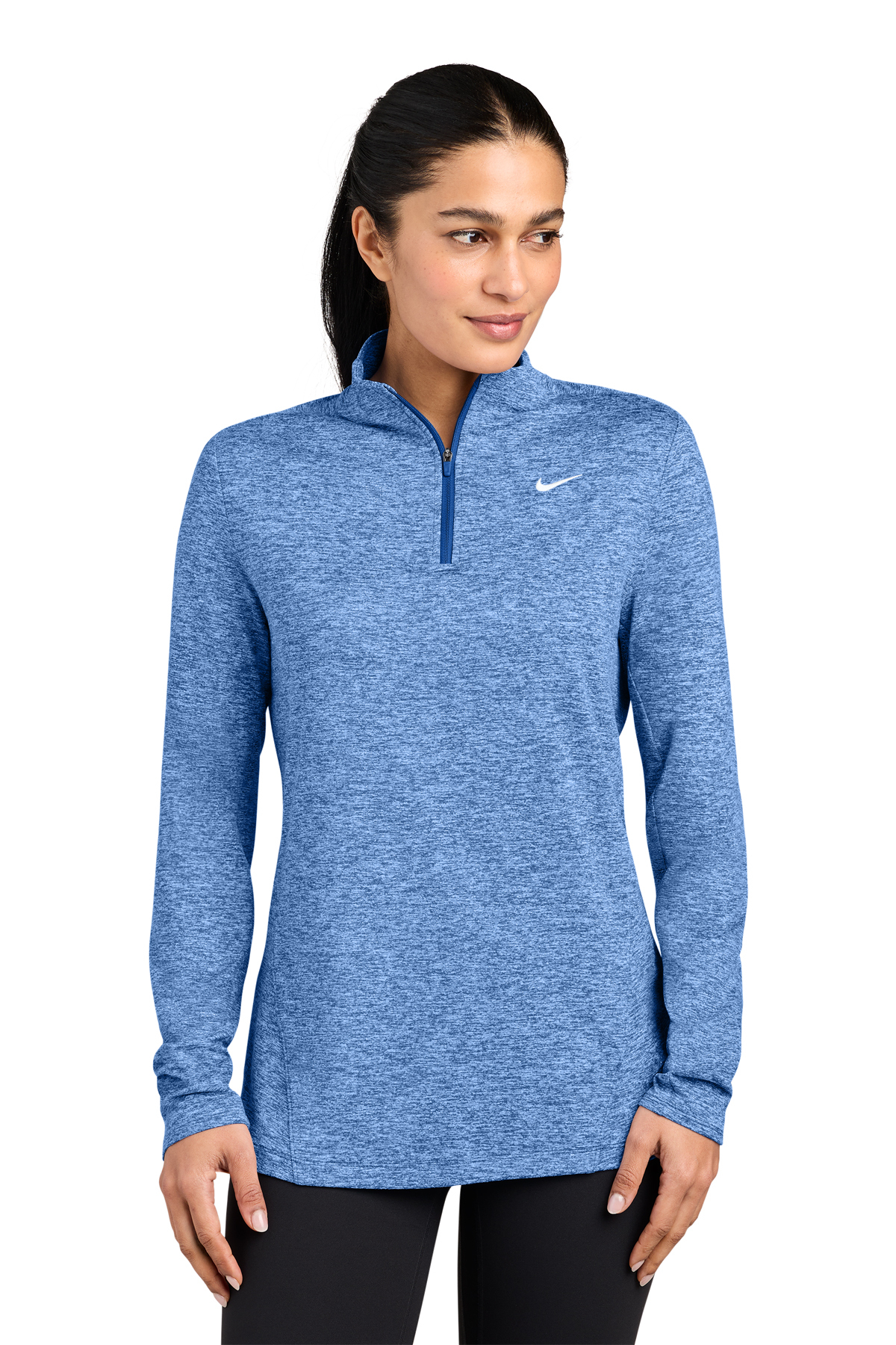 Nike Womens Dri-FIT Stride 1/2-Zip | ProGolfShirts.com